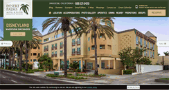 Desktop Screenshot of desertpalmshotel.com