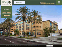 Tablet Screenshot of desertpalmshotel.com